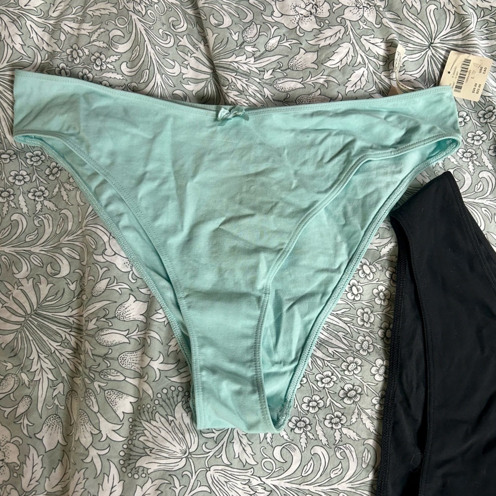 Anthropologie LyreBird Cotton Cloud Bikini Briefs 2 Pair - Picture 9 of 10